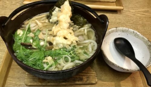 愛宕屋　鍋焼きうどん